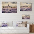 thumbnail image 4 of Designart "Lavender Hues Bringing Calmness III" Landscapes Print on Natural Pine Wood, 4 of 5