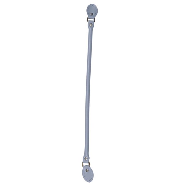 EeaseMX Asas de cuero de vaca de 40 cm para bolso, correa de repuesto para coser o manualidades (gris)