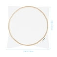thumbnail image 2 of SEWCHICS Paper Craft Tool Round Frame For Diy White Wood 1Pack, 2 of 6