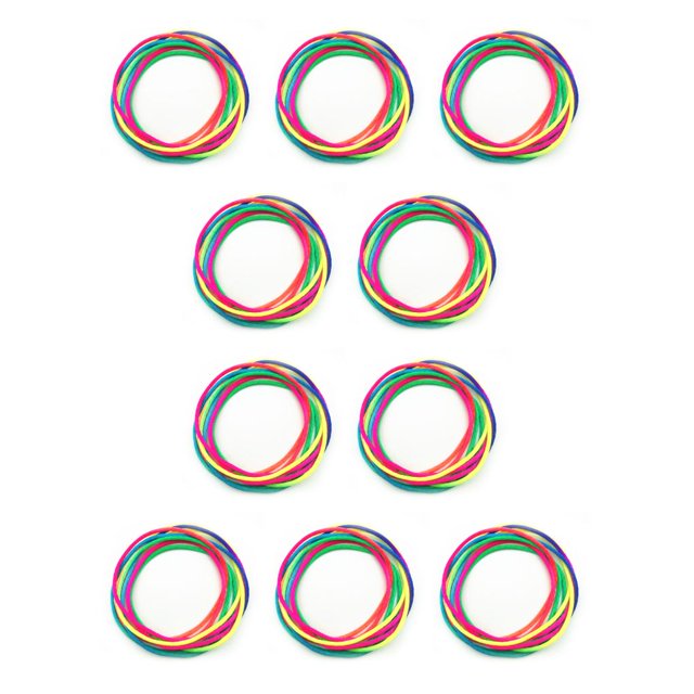 Bewildely Kids Rainbow Color Fumble Threads Colorful Developmental Rope String Ropes Gaming Educational Home Birthday Accessories Como se muestra 10piezas Bewildely CBP503021