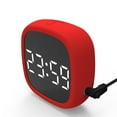 thumbnail image 3 of UNLLLL Digital Alarm Clock LED Display Pocket Voice-activated Clock Desk Clock, for school, home, 3 of 4
