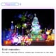 thumbnail image 4 of Lámpara De Proyección Lámpara Copo de nieve Proyector Luz Navidad Impermeable Fiesta de vacaciones al aire libre Decoración para el hogar Sywqhk Para estrenar, 4 of 9