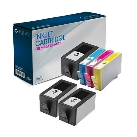 6 Pack HP Remanufactured 920XL BK/C/M/Y High Capacity Inkjet Cartridges for HP Officejet 6500 All-in-One Printer-E709e