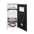 thumbnail image 3 of Metal Mini Locker with Lock and Key White -10.75" Tall, 3 of 5