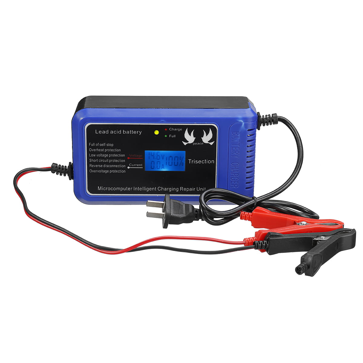 110V-230V Quick Charge High Efficiency Battery Charger/Maintainer with