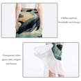 thumbnail image 2 of Whale Stylish Chiffon Summer Dress for Women - Lightweight Beach Dresses with Polyester Straps, 2 of 6
