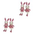 thumbnail image 1 of Cateissary Crochet Kit for Beginner Cute Rabbits Accessories Yarn, Hook,  Includes Rosa 2piezas, 1 of 1