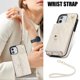 thumbnail image 2 of iPhone 11 RFID Para Que Bloquea la Funda Protectora para Billetera, Tapa Magnética con Ranuras para Múltiples Tarjetas, Bolsillo con Correa para el Hombro y Correa para la Muñeca Desmontable, Blanco, 2 of 7