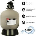 Free Shipping! \Rx Clear Radiant 22\\ Pool Sand Filter with 6 Position