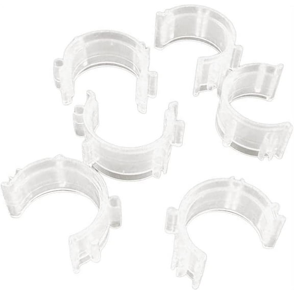 50 Pieces Bobbin Thread Holders, Thread Clips Sewing Machine Accessories for Thread Spool Organizing Bobbins Holder Tool, Clear