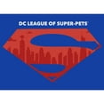 thumbnail image 2 of Men's DC League of Super-Pets Skyline Superman Crest Graphic Tee Royal Blue Small, 2 of 4