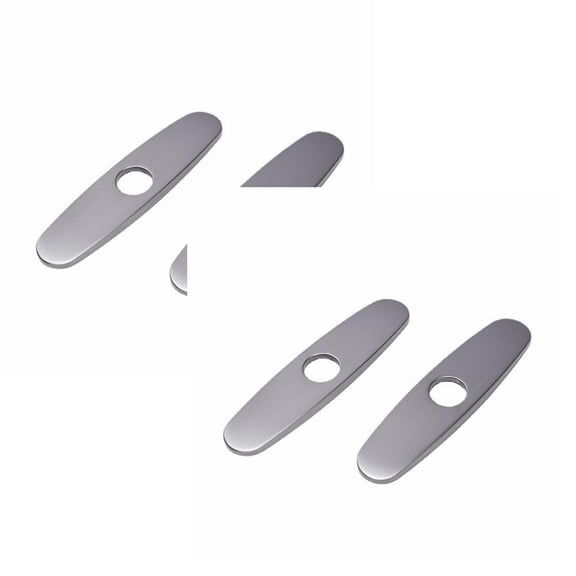 2Pack 10 Inch Sink Hole Cover Stainless Steel Plate Escutcheon For 1 Or 3 Hole Bathroom Or Kitchen Sink Faucet Mixer Tap Faucet Cover Cap Faucets Home Decor