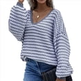 thumbnail image 2 of Suéter Holgado de Cuello Redondo, Larga, Hombros Descubiertos, Tejido Liso, para Mujer, para Otoño. Gris M, 2 of 8