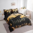 thumbnail image 3 of Manfei Rustic Reindeer Bedding Comforter Set 7 Pieces for Kid, Farmhouse Cabin Full Bedding Set, Wildlife Animal Reversible Fitted Sheet Flat Sheet, Lightweight Room Decor, 3 of 7