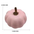 thumbnail image 4 of Naiovety 10 piezas de adornos de calabaza de espuma vintage, versátiles y de cosecha propia, para dormitorio, balcón y jardín. Decoración del hogar Rosa 7.5 cm x 6.5 cm, 4 of 6