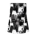 thumbnail image 3 of idosla Womens Smocked Strapless Bandeau Tank Tops Floral Tube Tops Backless Bandeau Tunic Tops Sleeveless Shirts (Black, S), 3 of 4