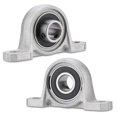 thumbnail image 2 of KP001 12mm Pillow Block Bearings Flange Bore Auto Self Adjust Center Mounted Support, 2 of 4
