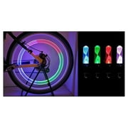 DVKOVI Night Light 7 Color Bike Wheel Lights Bike Decoration LED Light Bicycle Spoke Lights Bicycle Accessories Tire Lamp 2 pcs