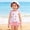 Pink, variant on Piuwrlz Pink Swimsuit Baby Girls Swimming Suit Two Piece Bikini Pink Size 12 Months