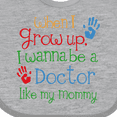 thumbnail image 4 of Inktastic Doctor Like Mommy Boys or Girls Baby Bib, 4 of 4