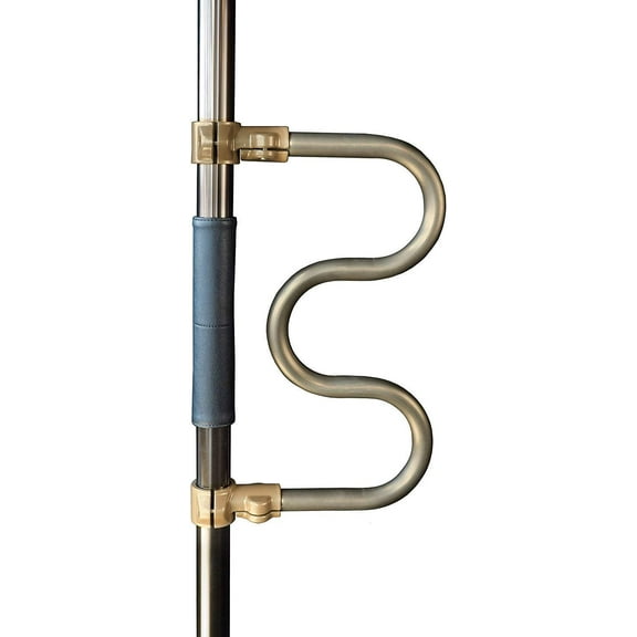 Signature Life Double Grab Bar Accessory for the Sure Stand Security Pole, Dark Bronze