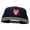Grey Navy, variant on Biker Face Embroidered Wool Blend Pro Style 2 Tone Snapback - Grey Navy OSFM