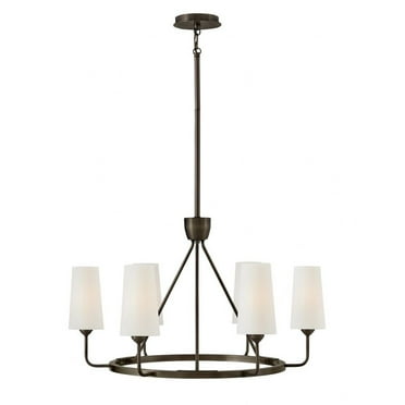 45006BX-Hinkley Lighting-Lewis - 30W 6 LED Medium Pendant In Traditional Style-17.25 Inches Tall and 28.75 Inches Wide-Black Oxide Finish
