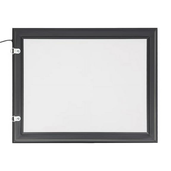 Acrylic LED Poster Frame 16x20 Backlit Movie Poster Frame Advertising Light Box Wall Mount Store Sign Holder Exhibition Poster Art Picture Frame Advertising Display, Blck Border