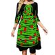 thumbnail image 1 of Vestido de cuello cuadrado con árbol de Navidad, nuevo vestido elegante de talla grande para mujer, vestido ajustado a la cintura, árbol verde, negro, elegante, Año Nuevo, Navidad, 1 of 6