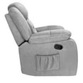 thumbnail image 2 of Lacoo Manual Wall Hugger Recliner with Massage, Taupe Microfiber, 2 of 12