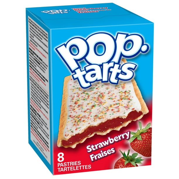 Kellogg's Tartelettes  Pop-Tarts Glacées aux fraises