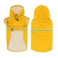 thumbnail image 1 of Dog Raincoats for Large Dogs with Reflective Strip Hoodie,Rain Poncho Jacket for Dogs, 1 of 6