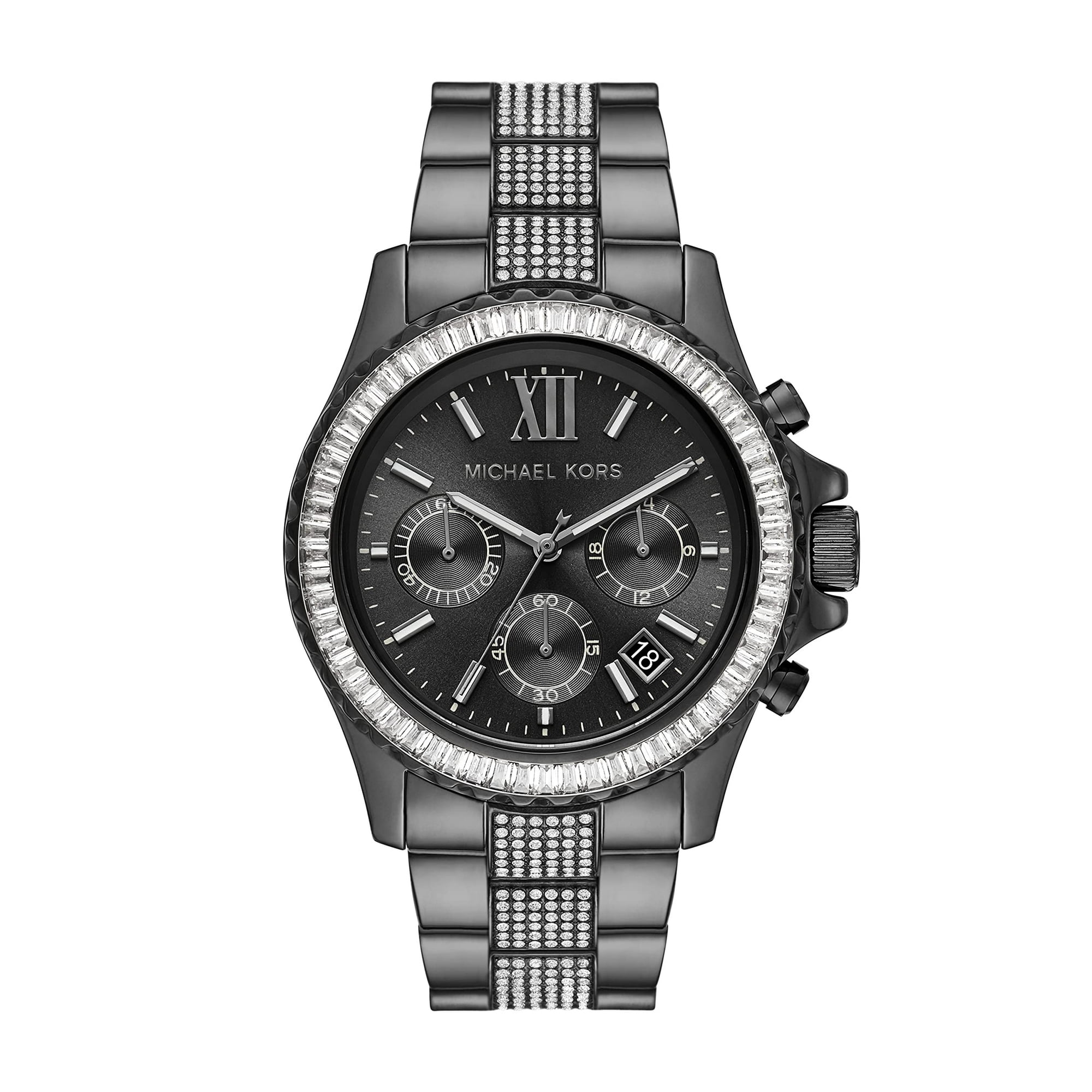 Gunmetal michael kors watch discount