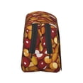thumbnail image 3 of Kdxio Almond Nuts for Double Compartment Pen Case Oxford Organizer with Zipper Pockets for Students Artists, 3 of 7