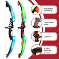 thumbnail image 3 of VATOS 2 Pack Bow and Arrow Toy, Light Up Archery Toy with Cup Suction Standing Target Outdoor Toy for Boy Girl Aged 5-12 Year, 3 of 7