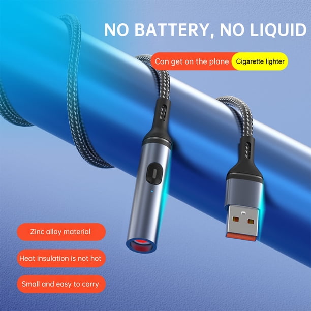 cigarette lighter in carry on QuLuJing Cigarette Lighter, USB Interface Lighter Can Be Brought to The  Plane for Boarding, Use with A Mobile Phone, Lighter Igniter for Security  Check, and High-speed Rail USB