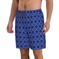 thumbnail image 2 of Fotbe Blue Lantern Shapes Trajes de Baño Estampados para Hombre, Shorts de Verano de Secado Rápido, Ropa de Playa, Bañadores-Medium, 2 of 6