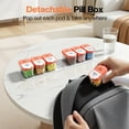 thumbnail image 2 of Extra Large Pill Organizer 2 Times A Day, Weekly Pill Box 7 Day, AM PM Medicine Organize, XL Pill Case to Hold Daily Medicine Vitamin and Supplements (Orange), 2 of 6