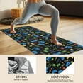 thumbnail image 4 of Colorful Controllers Games Icons Black Pattern Hot Yoga Mat Towel Non Slip for Hot Yoga - Quick-Drying Yoga Mat Cover with 4 Corner Pockets with Travel Bag - Hot Yoga Towel Non Slip 70"x26", 4 of 6