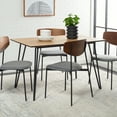 thumbnail image 4 of SAFAVIEH Lexzandra Scandinavian Dining Table, Natural/Black (47.2 in. W x 31.5 in. D x 29.9 in. H), 4 of 10