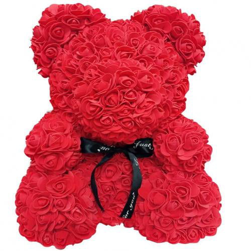 Geschenk Rose Bear Flower Wedding Party Love Teddy 40cm Box Rot 