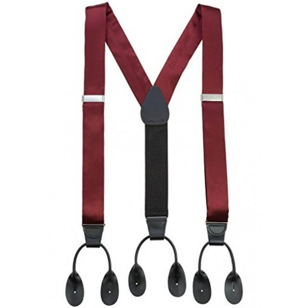 Hold'Em Hold'Em 100 Silk Suspenders For Men Y Back Fancy Solid