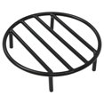 thumbnail image 1 of Sunnydaze Grille Ronde de Foyer en Acier Robuste de 12 Pouces - pour Foyers Extérieurs - Noir, 1 of 6
