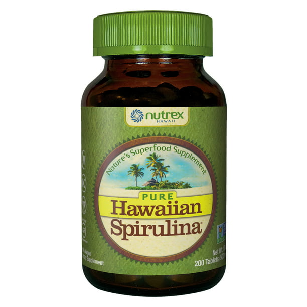 Pure Spirulina - 500 mg 200 - Walmart.com