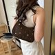 thumbnail image 2 of Bolso de cubo de PU para mujer, bolso de moda para mujer, bolso de mano, bolso de hombro (marrón), 2 of 8