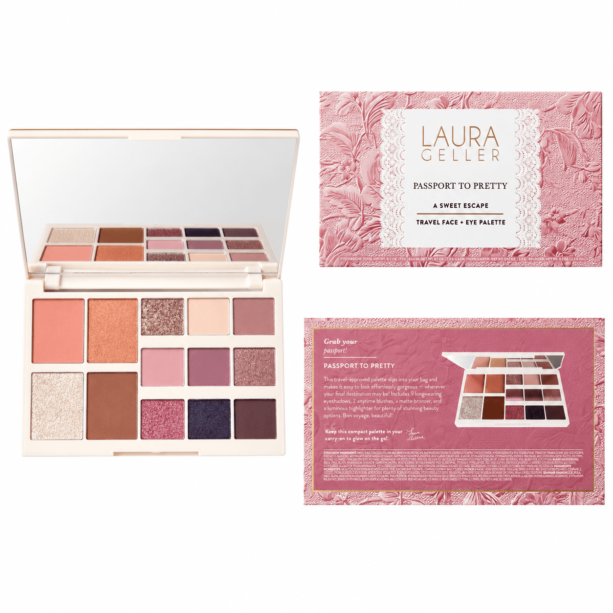 Laura Geller Passport to Pretty A Sweet Escape Travel Face + Eye