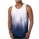 thumbnail image 5 of Tanques para Hombre para el Verano Solto Chaleco Impresión Deportivo Cuello Redondo, Casual, 5 of 8