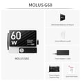 thumbnail image 2 of Lámpara de vídeo ZHIYUN Molus G60 de 60 W COB LED CRI≥96 TLCI≥97, 2 of 9