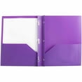 thumbnail image 4 of Under $5! Poly Two-Pocket Folder, Three-Hole Punch Prong Fasteners Folders with Prongs, Plastic Folders with Pockets and Prongs, Folders with Pockets and Prongs, Letter Size, 4 of 9
