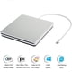 thumbnail image 2 of Quemador Externo de DVD y CD VikTck USB-C Plateado Plug & Play, 2 of 5